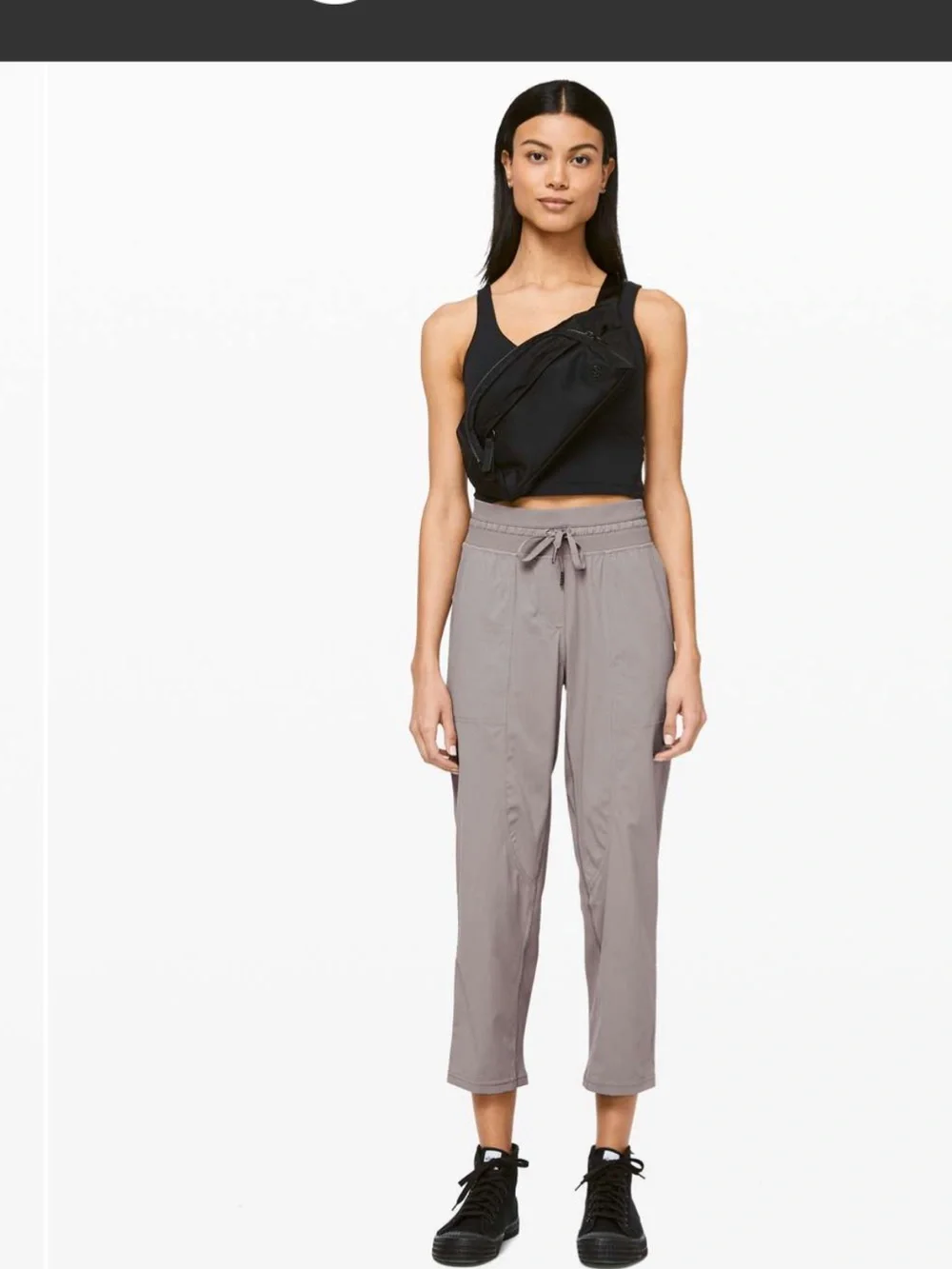 lululemon athletica dance studio cropped 25” half moon